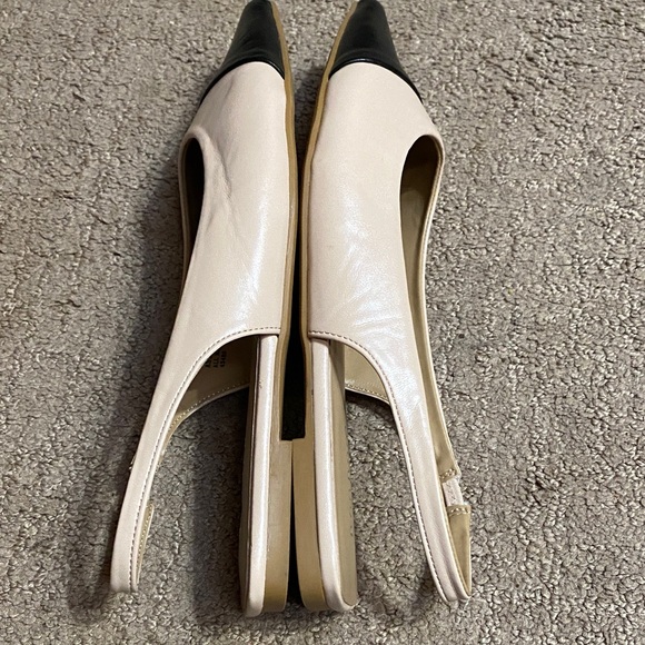 BAMBOO Women's Black and Cream Pointed Toe Size 8.5 Flats NWOT - Picture 6 of 10